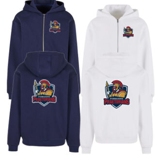 Oversized Zip Hoody NM013 LOGO
